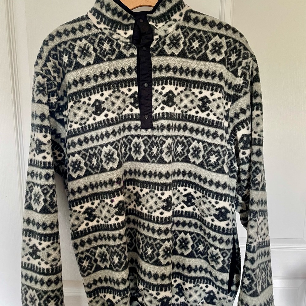 L.L. Bean 90s quarter button sweater